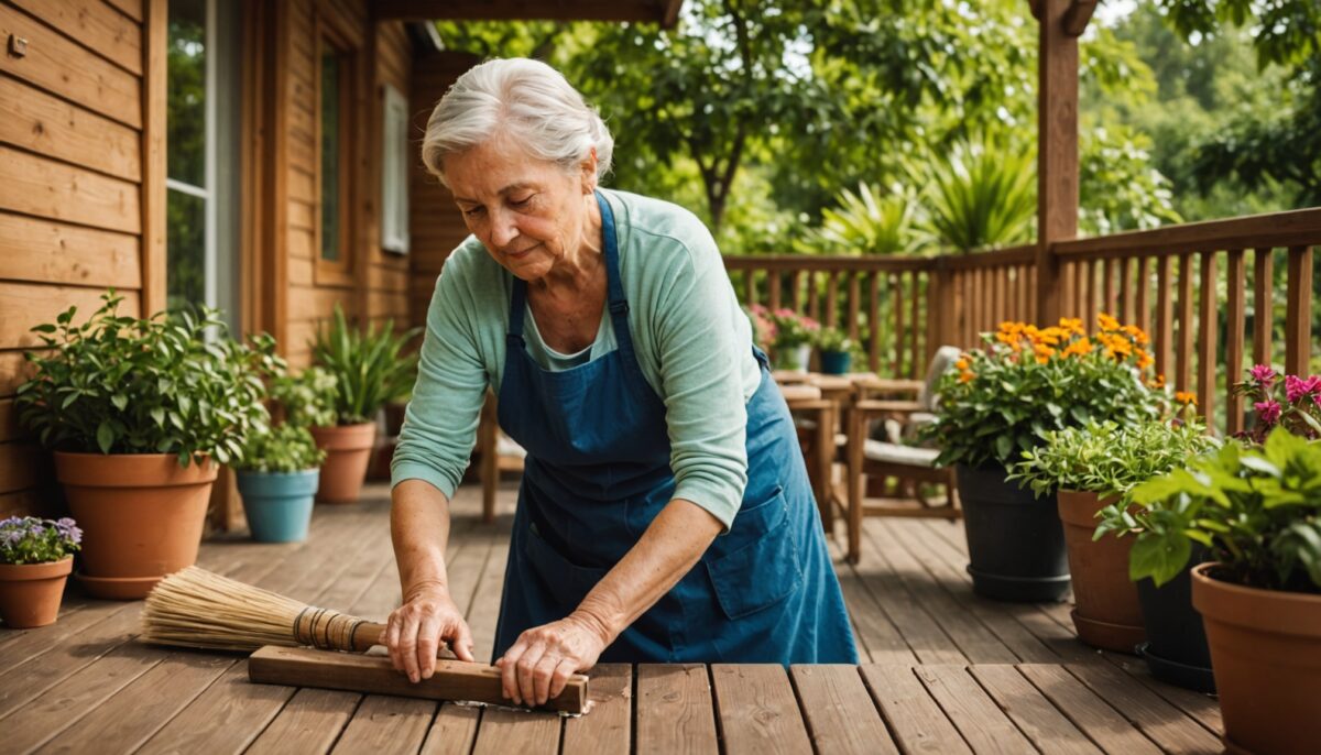 Les secrets de grand-mère pour entretenir et nettoyer naturellement votre terrasse en bois
