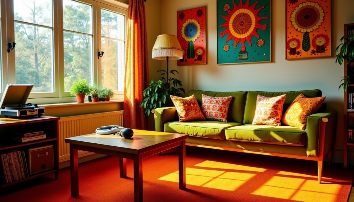 Transformer son intérieur : adoptez une déco groovy des années 70 chez vous