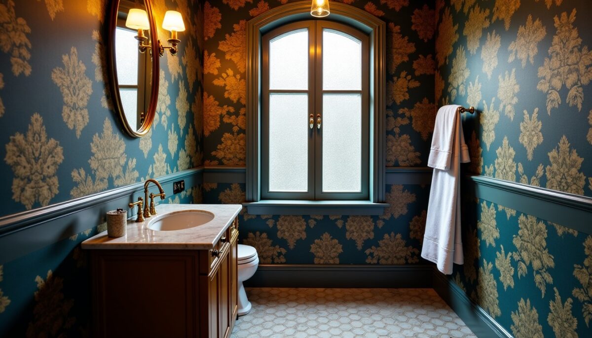 Papier peint pour toilettes : sublimer le plus petit espace en un véritable chef-d'œuvre déco