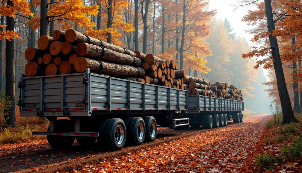 Tarifs en octobre 2024 pour un semi-remorque de bois de chauffage de 2 mètres